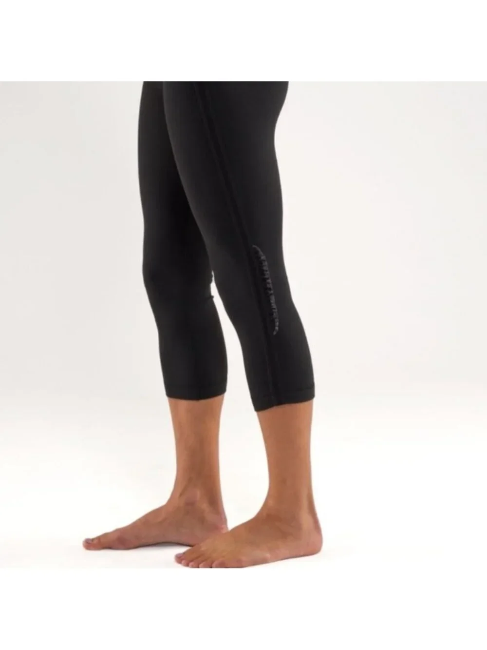 Lululemon Wunder Under Crop*RuffleBlack